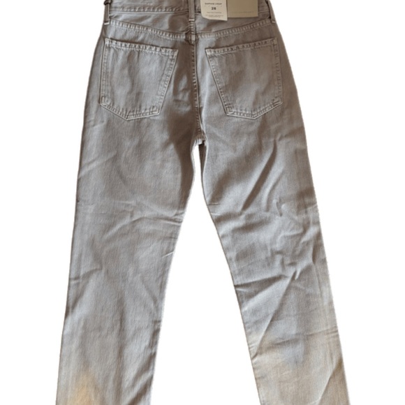 Citizens of Humanity Gray Daphne Crop Jeans